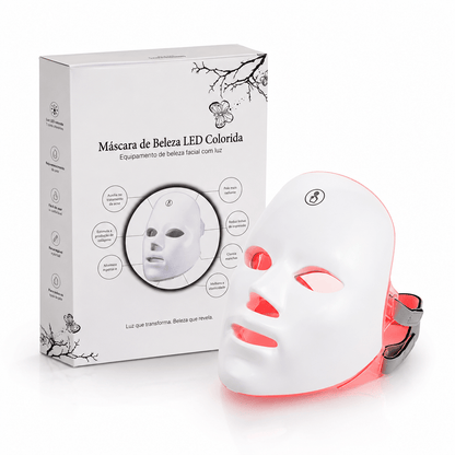 Máscara de LED 7 em 1 — Terapia de Luz Facial